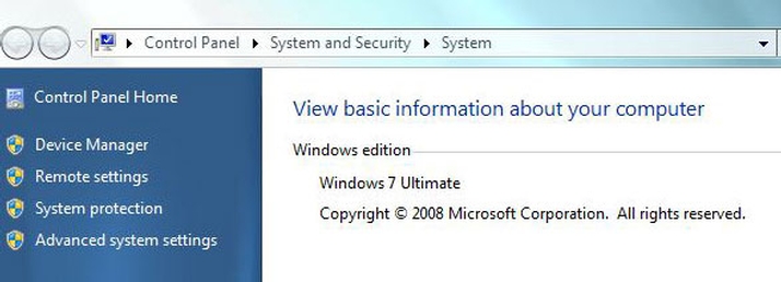 Windows 7 starter snpc archos